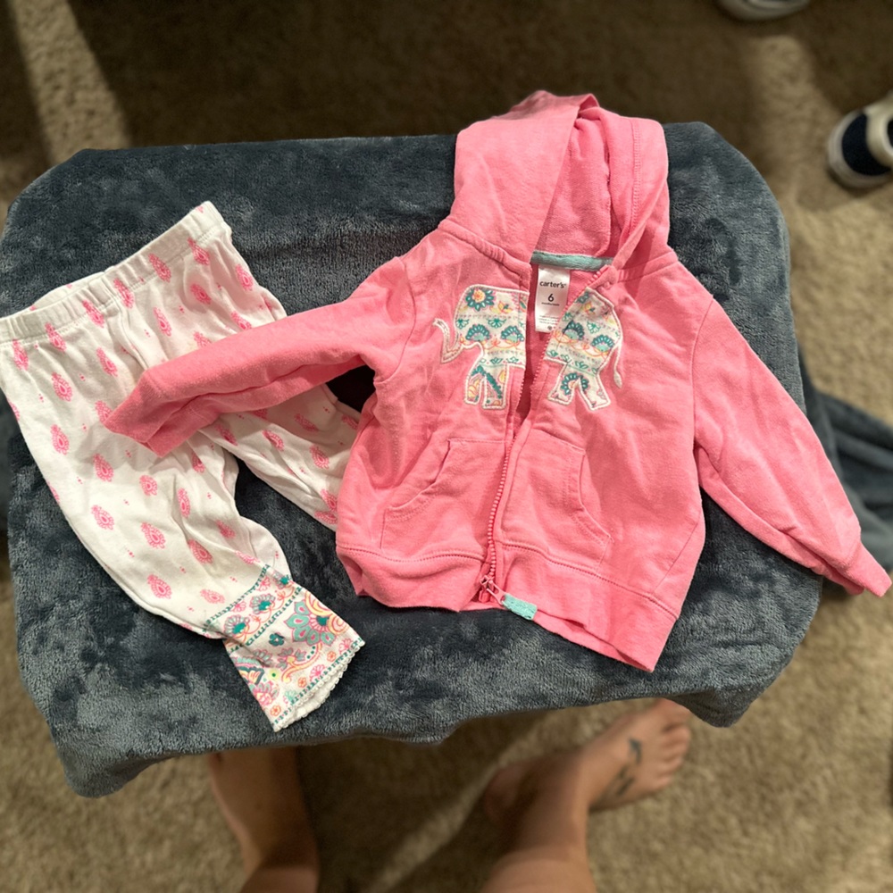 Light weight jacket and sweat pants